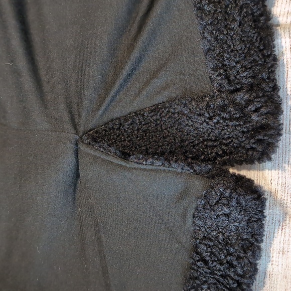 Thread & Supply black open front Teddy coat size L - Picture 12 of 14